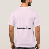 Mannen vlootsjas t-shirt (Achterkant)
