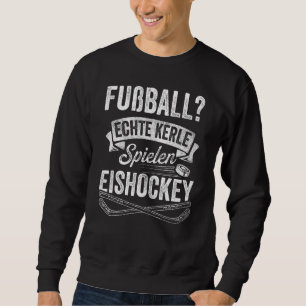 Mannen Voetbal Echte Kerels Spelen IJshockey Doelm Trui