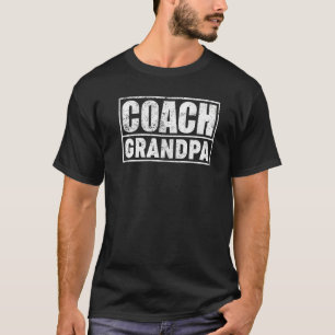 Mannen Voetbal Football Basketbal Coach Opa Fat T-shirt