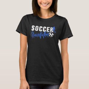 Mannen voetbal grootvader familie bijpassende spor t-shirt
