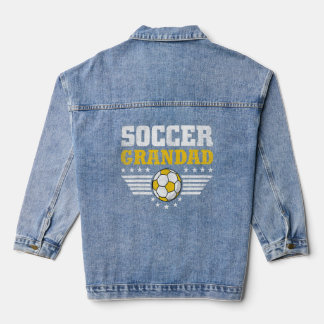 Mannen Voetbal Opa Voetbalspeler Opa So Denim Jacket