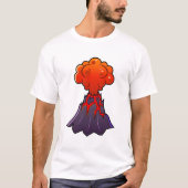 Mannen Volcano T-Shirt (Voorkant)