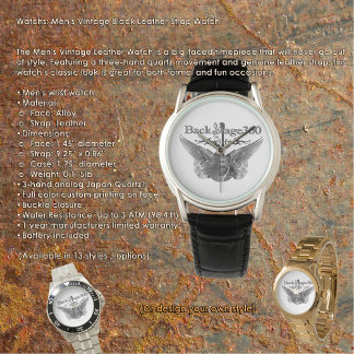 Mannen  volgen horloge