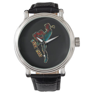 Mannen volgen ( Muay Thai ) Horloge