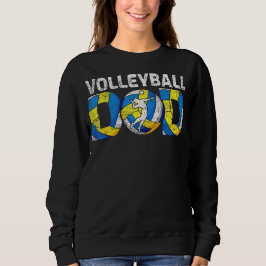 Mannen Volleybal Sport Volleybal Vader D Trui (Voorkant)