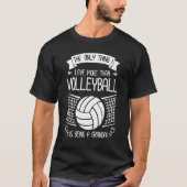 Mannen volleyball Grandpa T-shirt (Voorkant)