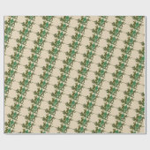 Mannen voor actie Groene Leger Cadeaupapier (Vlak)