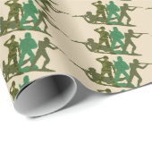 Mannen voor actie Groene Leger Cadeaupapier (Rol Hoek)