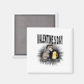 Mannen voor antiValentijnsdag getatoeëerd enkel Ma Magneet (Voorkant / Achterkant)