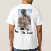 Mannen voor beste vader ooit t-shirt (Achterkant)