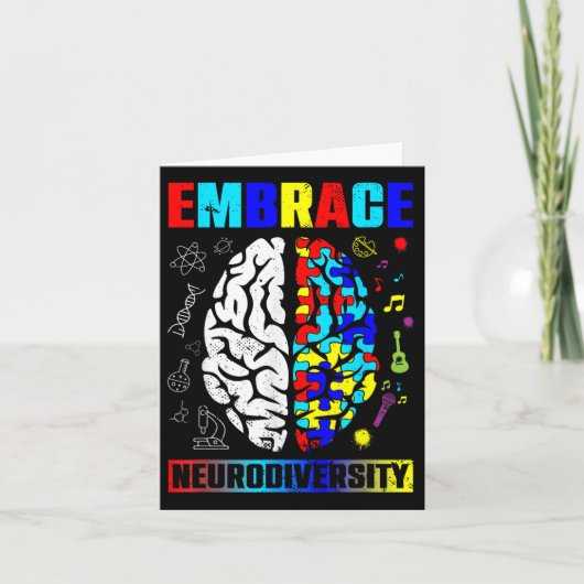 Mannen voor bewustwording van neurodiversiteit Vro Kaart (Voorkant)