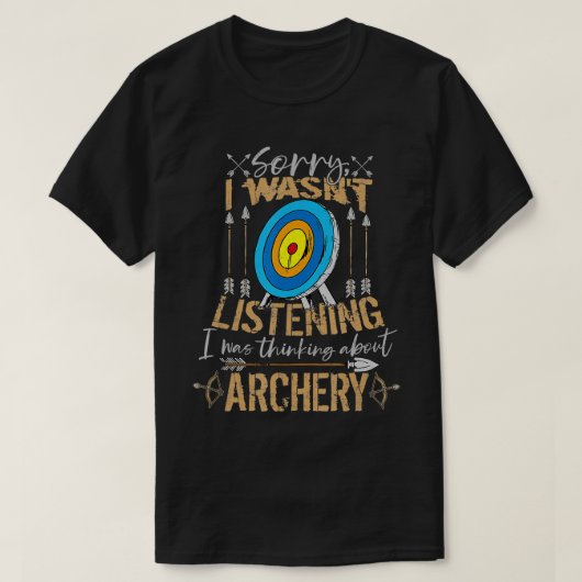Mannen voor boogschieten Kinder boogschieten T-shirt (Design voorkant)
