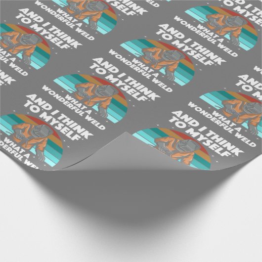 Mannen voor de beste lassen Arc Welder Pipeliner I Cadeaupapier (Hoek)