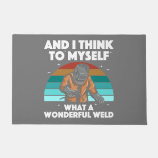 Mannen voor de beste lassen Arc Welder Pipeliner I Deurmat