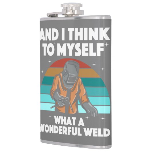 Mannen voor de beste lassen Arc Welder Pipeliner I Heupfles (Links)