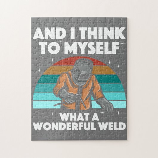 Mannen voor de beste lassen Arc Welder Pipeliner I Legpuzzel (Verticaal)