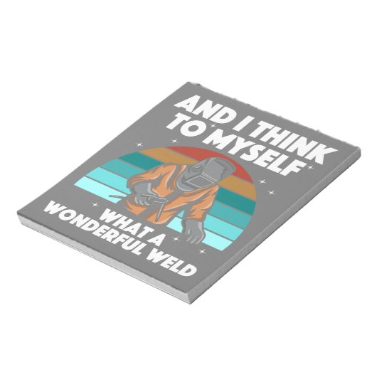 Mannen voor de beste lassen Arc Welder Pipeliner I Notitieblok (Linkerzijde)