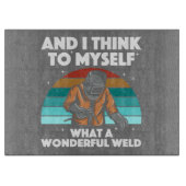 Mannen voor de beste lassen Arc Welder Pipeliner I Snijplank (Voorkant)