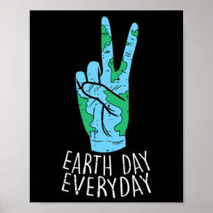 Mannen voor de dagelijkse  van het dagelijks leven poster
