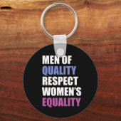 "Mannen voor de eerbiediging van de gelijkheid van Sleutelhanger (Voorkant)