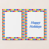 Mannen voor de regenboog en Cadeaus Aangepast Folie Kaarten (Binnen)