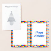 Mannen voor de regenboog en Cadeaus Aangepast Folie Kaarten (Display)