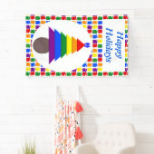 Mannen voor de regenboog en Cadeaus Aangepast Spandoek (Insitu)
