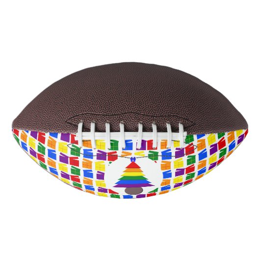 Mannen voor de regenboogvisserij en Cadeaus American Football (Voorkant)