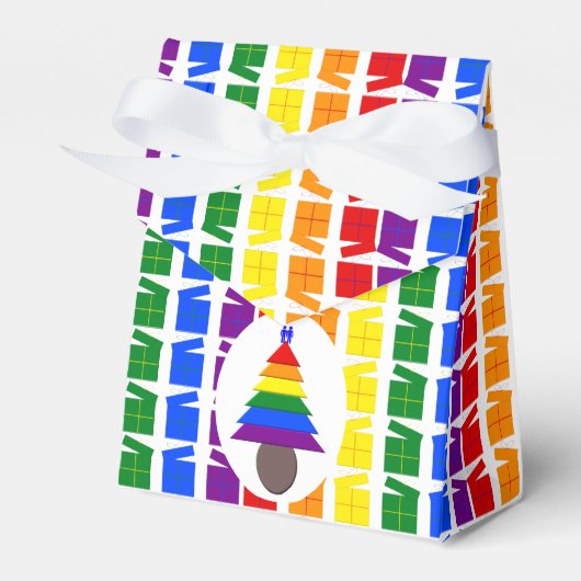 Mannen voor de regenboogvisserij en Cadeaus Bedankdoosjes (Voorkant Zijde)