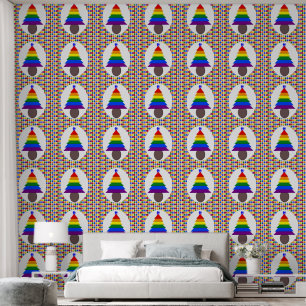 Mannen voor de regenboogvisserij en Cadeaus Behang