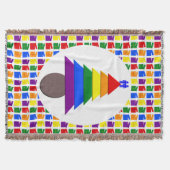 Mannen voor de regenboogvisserij en Cadeaus Deken (Voorkant)