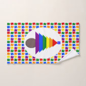 Mannen voor de regenboogvisserij en Cadeaus Handdoek (Handdoek)