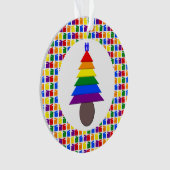 Mannen voor de regenboogvisserij en Cadeaus Ornament (voorkant)