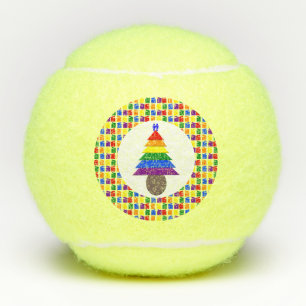 Mannen voor de regenboogvisserij en Cadeaus Tennisballen