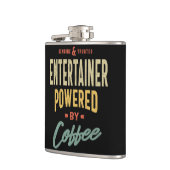 Mannen voor de titel van entertainerwerk heupfles (Links)