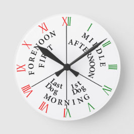 Mannen voor de wachtdienst ronde klok