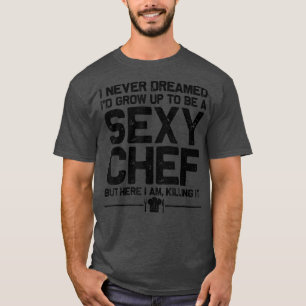 mannen voor grappig kokhalskoek t-shirt