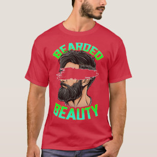 Mannen voor groei van het aangezicht in het gezich t-shirt