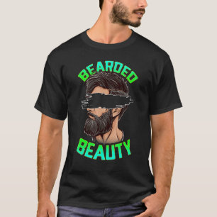 Mannen voor groei van het aangezicht in het gezich t-shirt