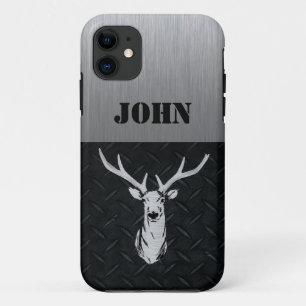 Mannen voor het afjagen van de Deer Sports Rugged  Case-Mate iPhone Case