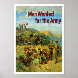 Mannen voor het leger — WW1 Poster