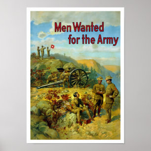 Mannen voor het leger — WW1 Poster