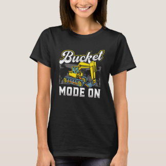 Mannen voor hoefjesbedieningspersoneel voor zware  t-shirt
