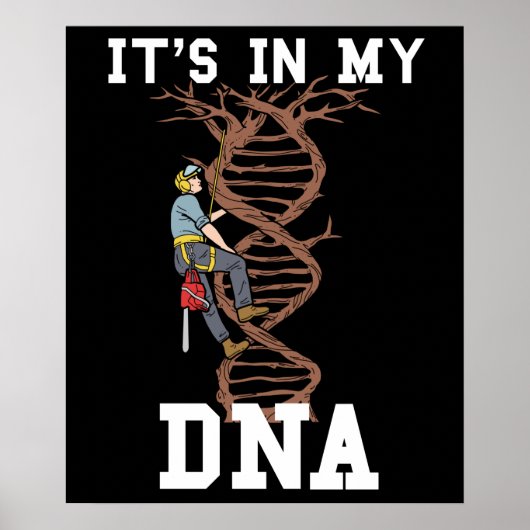 Mannen voor houtbewerking Lumberjack Gifts Arboris Poster (Voorkant)