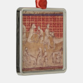 Mannen voor jachthonden metalen ornament (Rechts)
