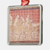 Mannen voor jachthonden metalen ornament (Links)