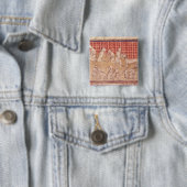 Mannen voor jachthonden vierkante button 5,1 cm (In situ)