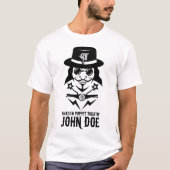 Mannen voor John Doe Custom T-shirt (Voorkant)