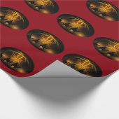 Mannen voor kerstmis Golden Star van Bethlehem Cadeaupapier (Hoek)