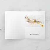 Mannen voor kerstmis Golden Star van Bethlehem Feestdagen Kaart (Binnen)